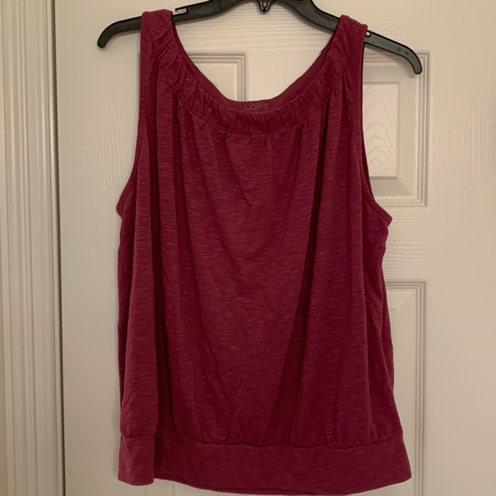 Loft sleeveless top